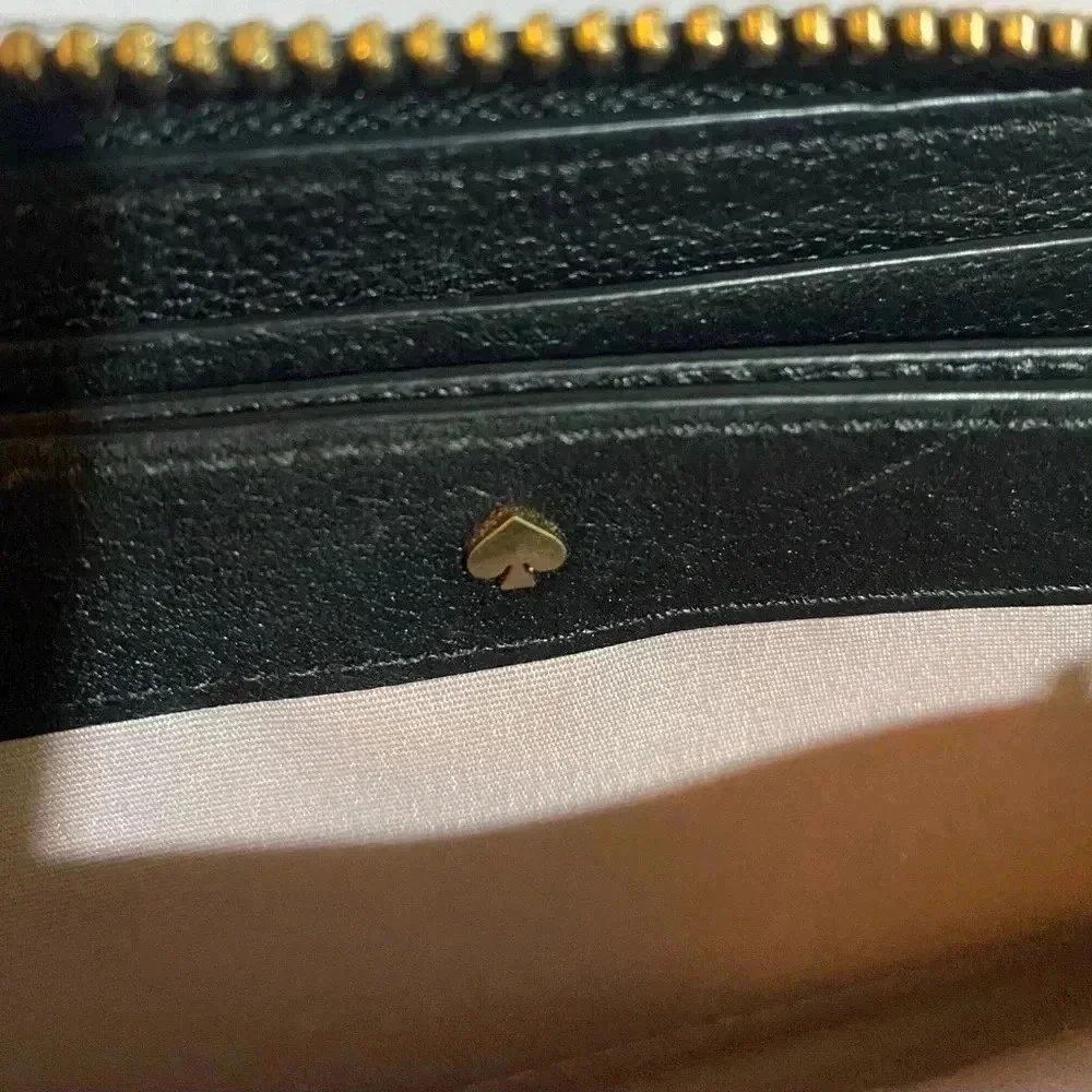 Kate spade black leather wallet